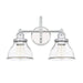 Capital Lighting - Two Light Vanity - Baxter - Chrome- Union Lighting Luminaires Decor