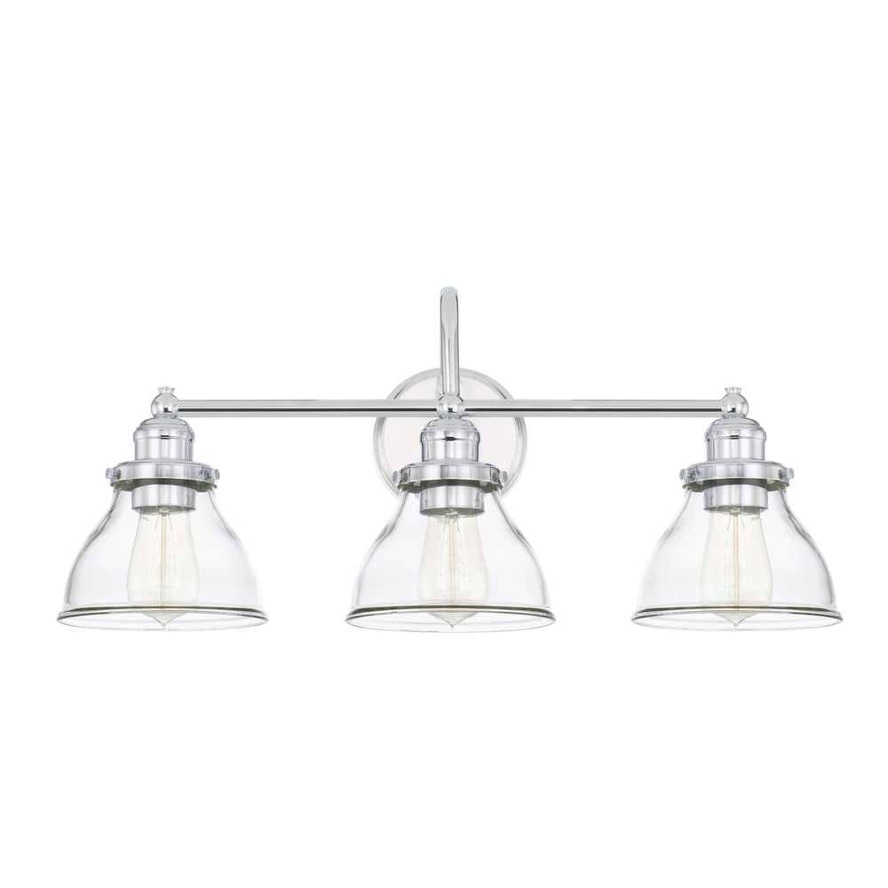 Capital Lighting - Three Light Vanity - Baxter - Chrome- Union Lighting Luminaires Decor