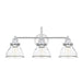 Capital Lighting - Three Light Vanity - Baxter - Chrome- Union Lighting Luminaires Decor