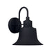 Capital Lighting - One Light Outdoor Wall Lantern - Brock - Black- Union Lighting Luminaires Decor