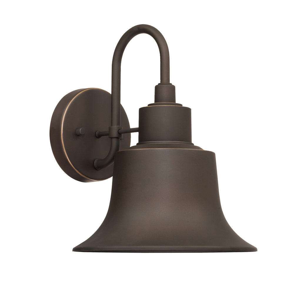 Capital Lighting - One Light Outdoor Wall Lantern - Brock - Oiled Bronze- Union Lighting Luminaires Decor