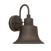 Capital Lighting - One Light Outdoor Wall Lantern - Brock - Oiled Bronze- Union Lighting Luminaires Decor