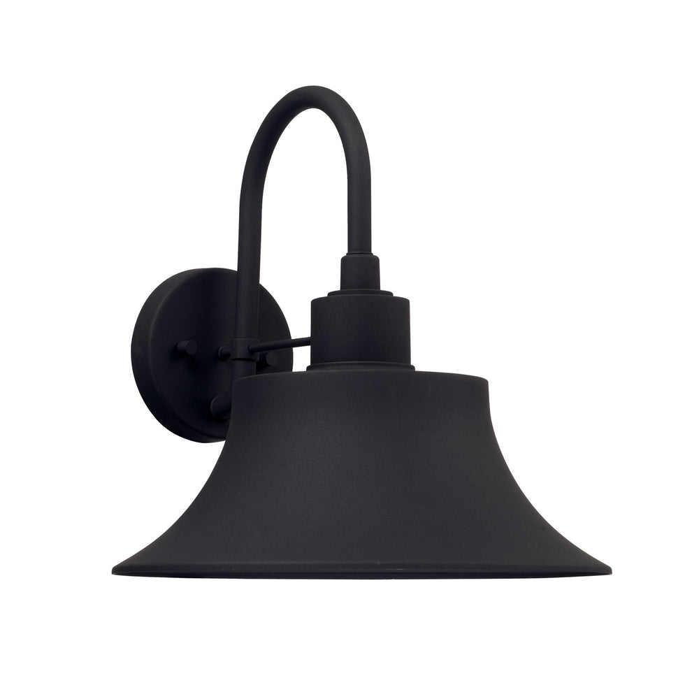Capital Lighting - One Light Outdoor Wall Lantern - Brock - Black- Union Lighting Luminaires Decor