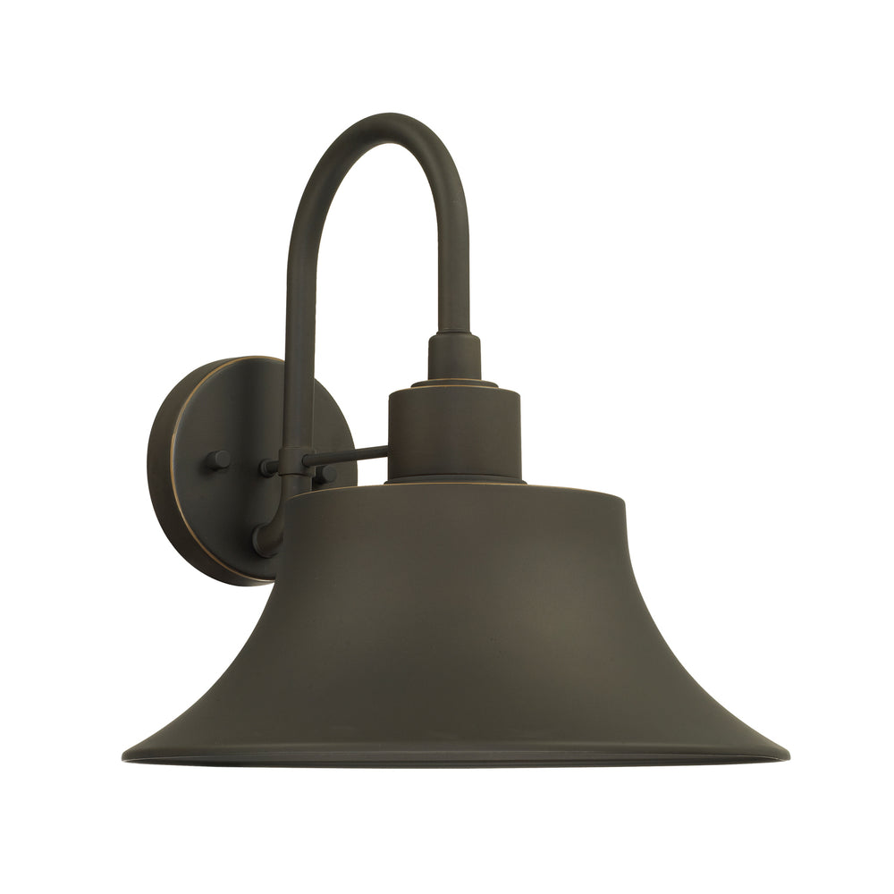 Capital Lighting - One Light Outdoor Wall Lantern - Brock - Oiled Bronze- Union Lighting Luminaires Decor