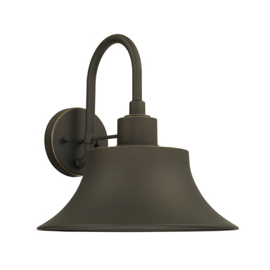 Capital Lighting - One Light Outdoor Wall Lantern - Brock - Oiled Bronze- Union Lighting Luminaires Decor
