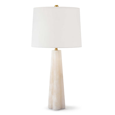 Regina Andrew - One Light Table Lamp - Quatrefoil - Natural Stone- Union Lighting Luminaires Decor