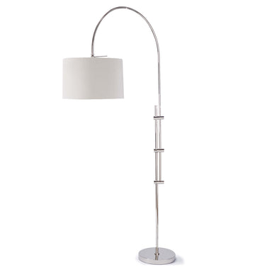 Regina Andrew - One Light Floor Lamp - Arc - Polished Nickel- Union Lighting Luminaires Decor