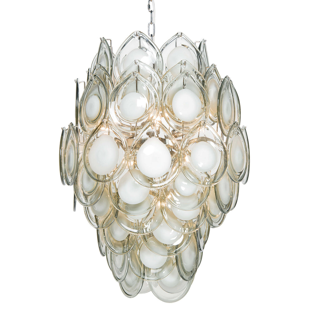 Regina Andrew - Eight Light Chandelier - Diva - Grey- Union Lighting Luminaires Decor