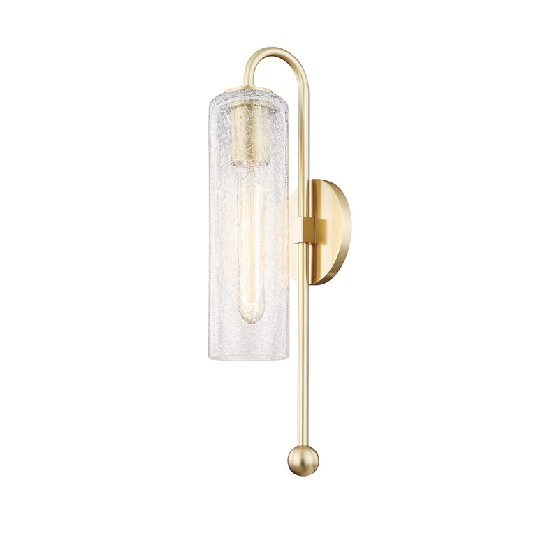 Mitzi - One Light Wall Sconce - Skye - Aged Brass- Union Lighting Luminaires Decor