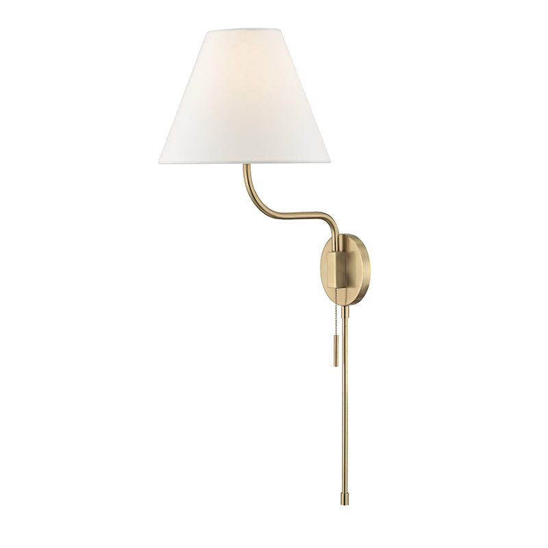 Mitzi Canada - One Light Wall Sconce - Patti - Aged Brass- Union Lighting Luminaires Decor