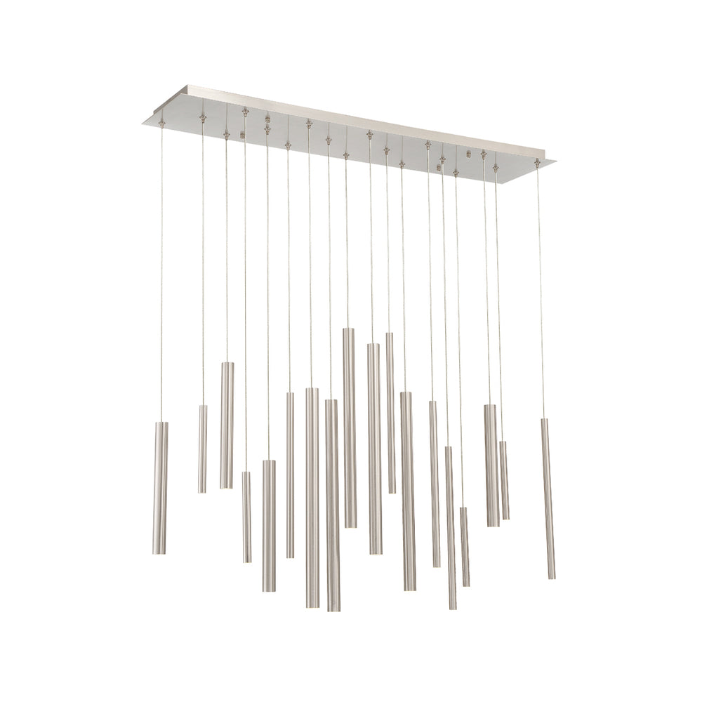 Eurofase Canada - LED Chandelier - Santana - Satin Nickel- Union Lighting Luminaires Decor