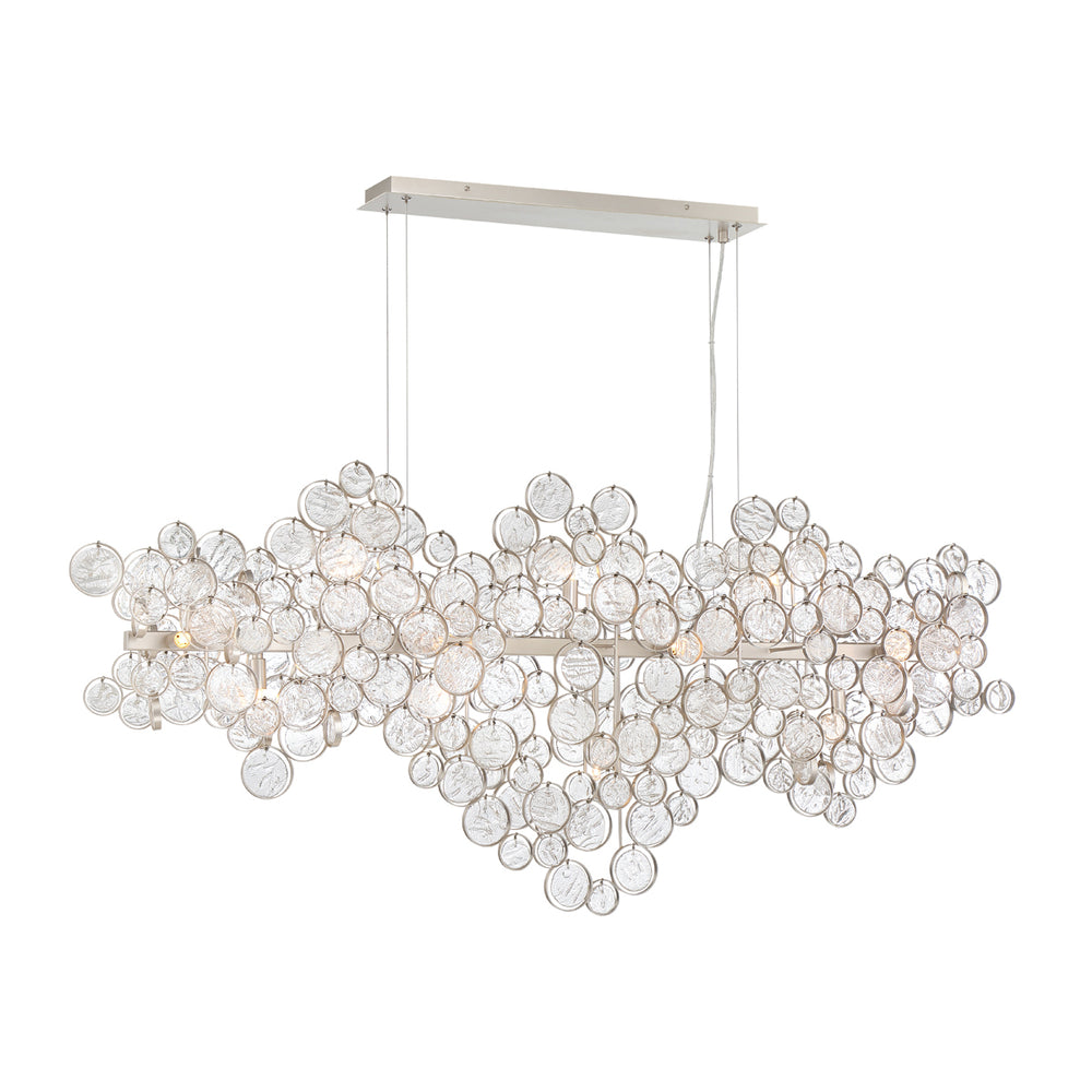 Eurofase Canada - 15 Light Chandelier - Trento - Champagne Silver- Union Lighting Luminaires Decor