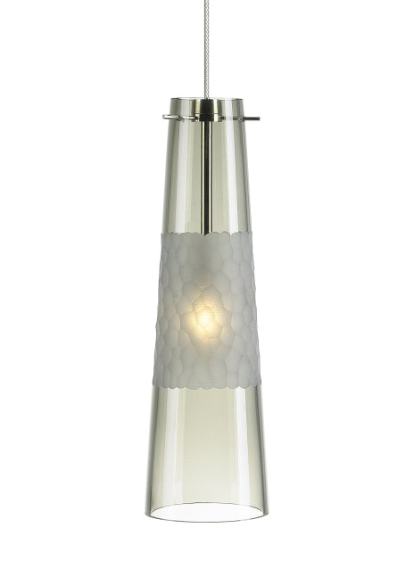 Visual Comfort Modern - One Light Pendant - Bonn - Satin Nickel- Union Lighting Luminaires Decor