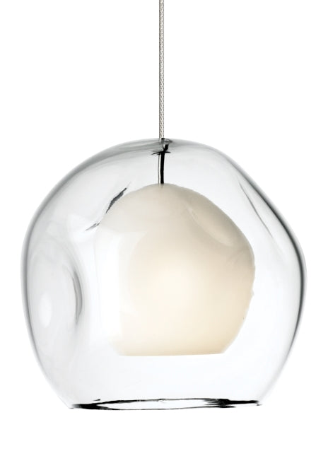 Visual Comfort Modern - One Light Pendant - Jasper - Satin Nickel- Union Lighting Luminaires Decor