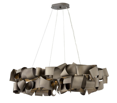 Fredrick Ramond Canada - LED Linear Chandelier - Delfina - Metallic Matte Bronze- Union Lighting Luminaires Decor