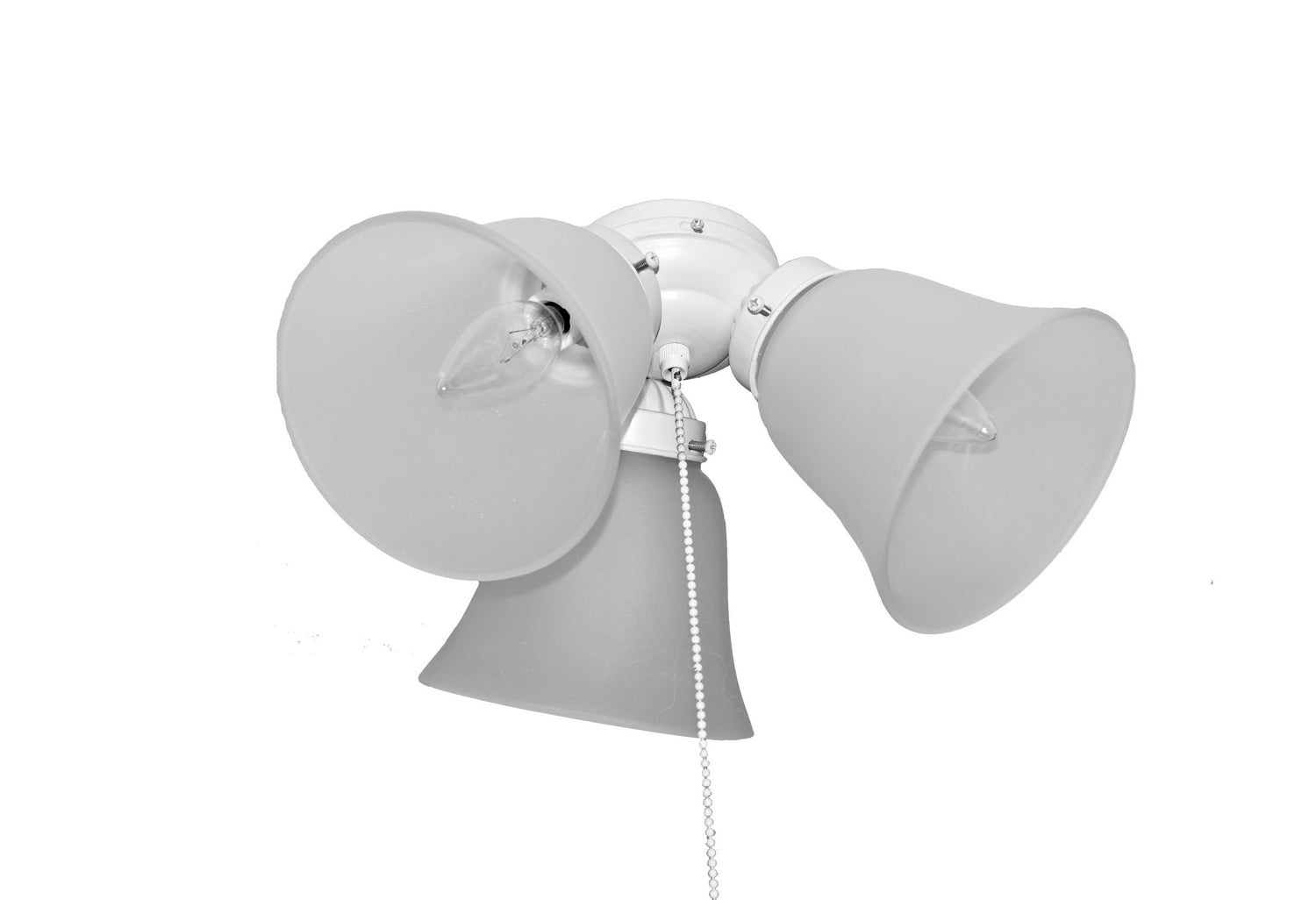 Maxim - Three Light Ceiling Fan Light Kit - Fan Light Kits - Matte White- Union Lighting Luminaires Decor