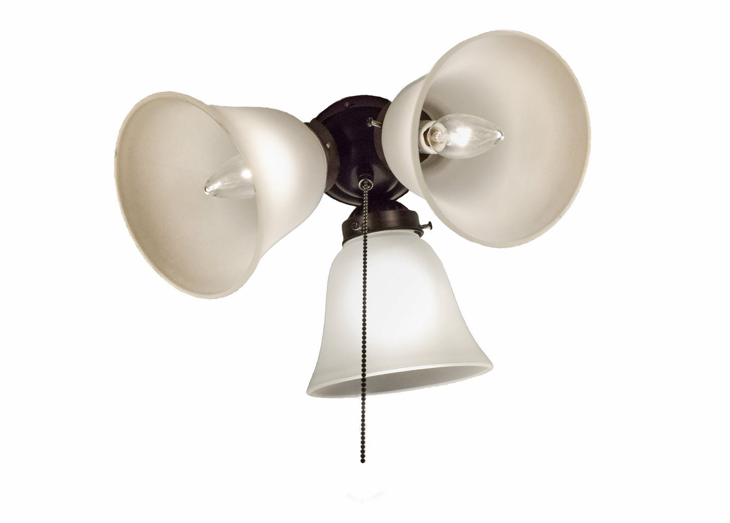 Maxim - Three Light Ceiling Fan Light Kit - Fan Light Kits - Oil Rubbed Bronze- Union Lighting Luminaires Decor