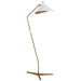 Visual Comfort Signature Canada - One Light Floor Lamp - Mayotte - Hand-Rubbed Antique Brass- Union Lighting Luminaires Decor