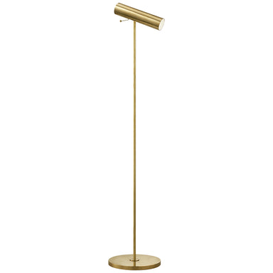 Visual Comfort Signature Canada - LED Floor Lamp - Lancelot - Hand-Rubbed Antique Brass- Union Lighting Luminaires Decor
