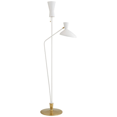 Visual Comfort Signature Canada - Two Light Floor Lamp - Austen - Matte White- Union Lighting Luminaires Decor