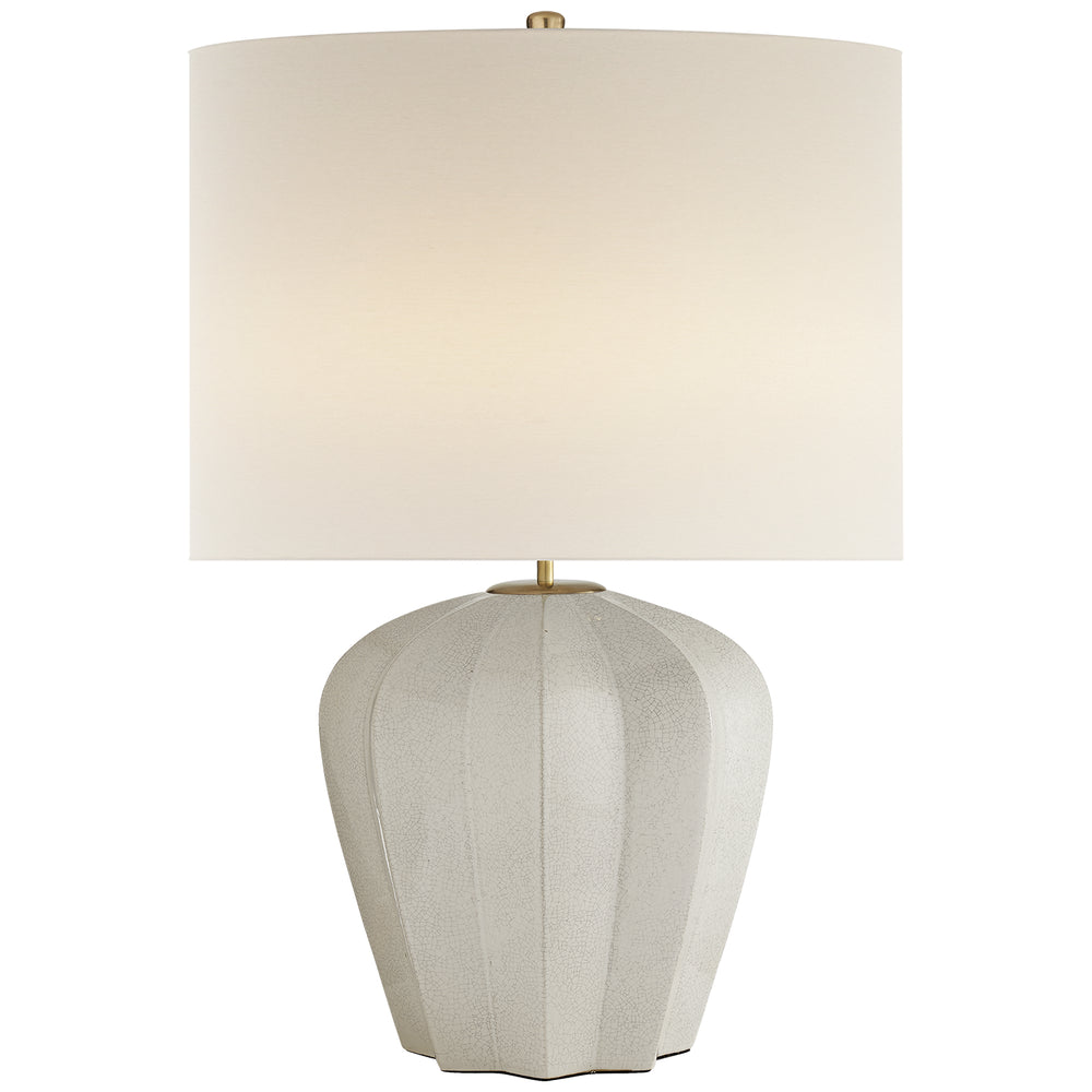 Visual Comfort Signature Canada - One Light Table Lamp - Pierrepont - Bone Craquelure- Union Lighting Luminaires Decor