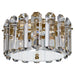 Visual Comfort Signature Canada - Four Light Flush Mount - Bonnington - Hand-Rubbed Antique Brass- Union Lighting Luminaires Decor