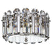 Visual Comfort Signature Canada - Four Light Flush Mount - Bonnington - Polished Nickel- Union Lighting Luminaires Decor