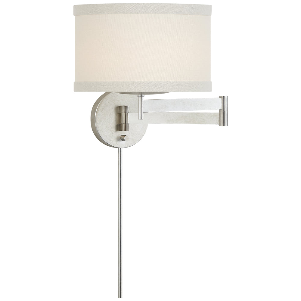 Visual Comfort Signature Canada - One Light Swing Arm Wall Sconce - Walker - Burnished Silver Leaf- Union Lighting Luminaires Decor