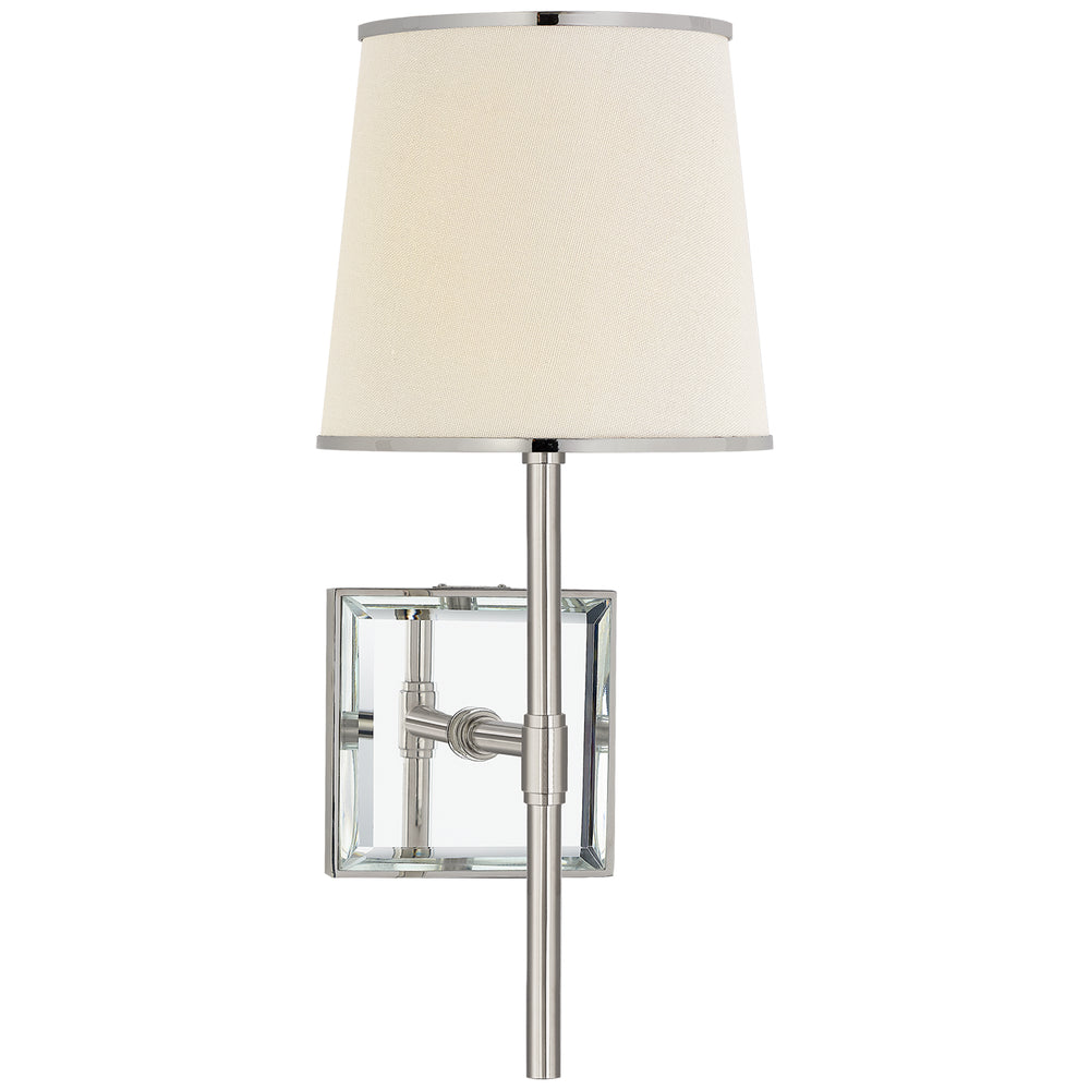 Visual Comfort Signature Canada - One Light Wall Sconce - Bradford - Polished Nickel and Mirror- Union Lighting Luminaires Decor