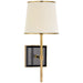 Visual Comfort Signature Canada - One Light Wall Sconce - Bradford - Soft Brass and Black- Union Lighting Luminaires Decor