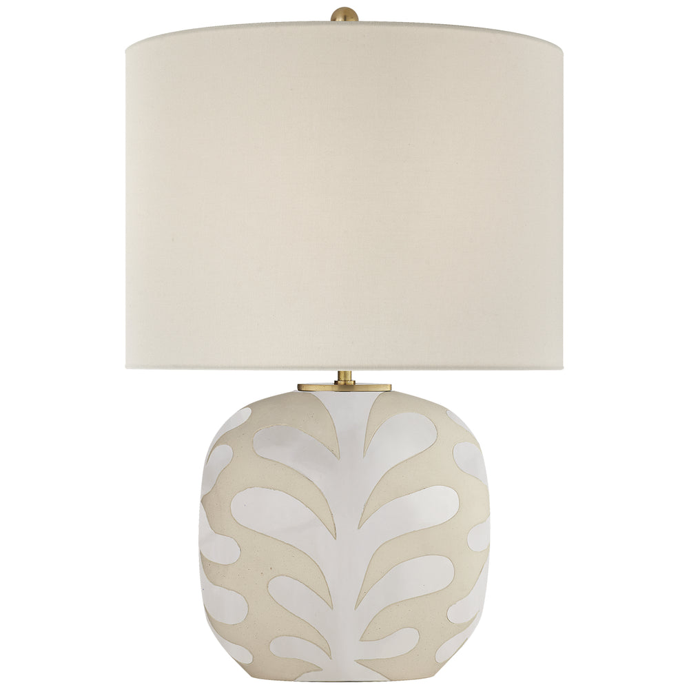 Visual Comfort Signature Canada - One Light Table Lamp - Parkwood - Natural Bisque and New White- Union Lighting Luminaires Decor