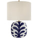Visual Comfort Signature Canada - One Light Table Lamp - Parkwood - New White and Cobalt- Union Lighting Luminaires Decor