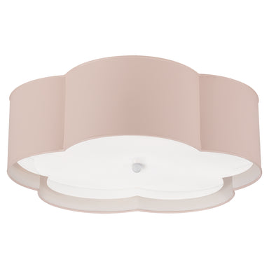 Visual Comfort Signature Canada - Four Light Flush Mount - Bryce - Pink and White- Union Lighting Luminaires Decor
