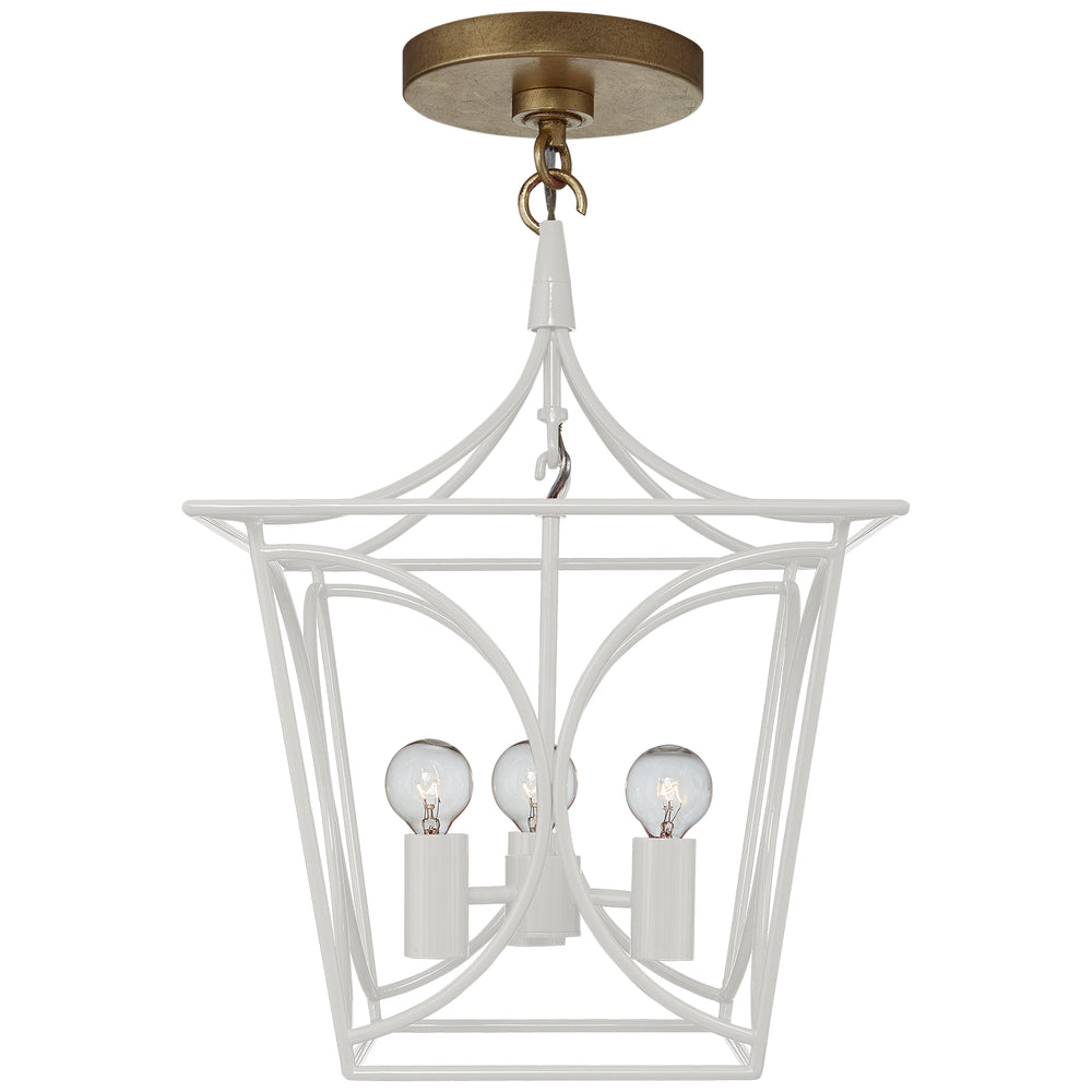 Visual Comfort Signature Canada - Four Light Mini Lantern - Cavanagh - Light Cream- Union Lighting Luminaires Decor