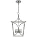 Visual Comfort Signature Canada - Four Light Lantern - Cavanagh - Polished Nickel- Union Lighting Luminaires Decor