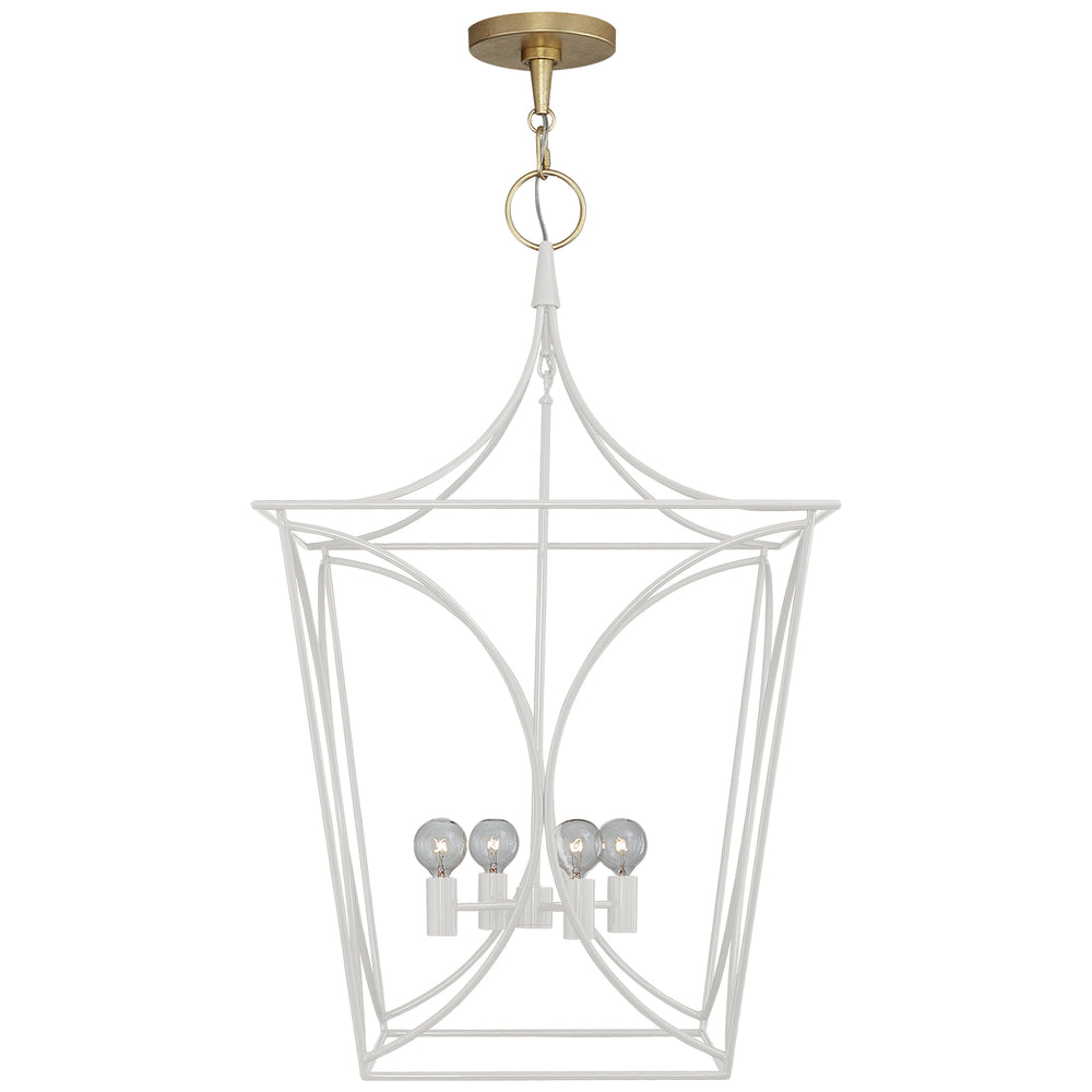 Visual Comfort Signature Canada - Four Light Lantern - Cavanagh - Light Cream- Union Lighting Luminaires Decor