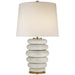 Visual Comfort Signature Canada - One Light Table Lamp - Phoebe - Antiqued White Ceramic- Union Lighting Luminaires Decor