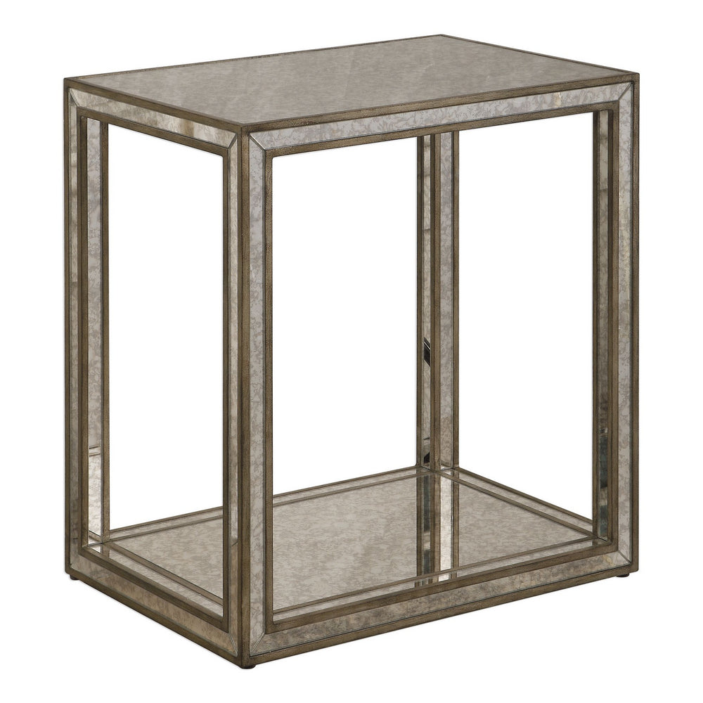 Uttermost - End Table - Julie - Burnished Antique Gold- Union Lighting Luminaires Decor