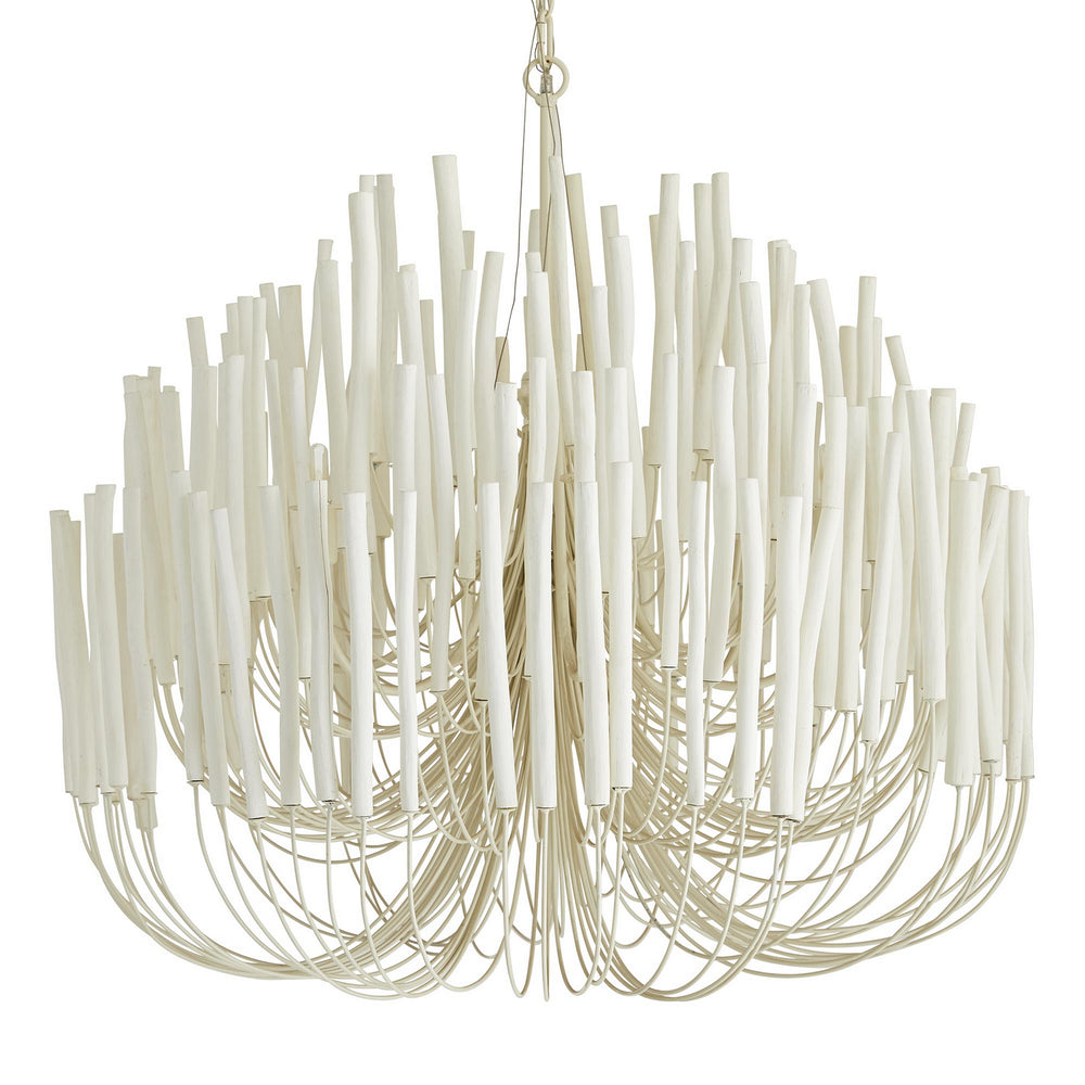 Arteriors - Six Light Chandelier - Tilda - White- Union Lighting Luminaires Decor