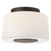 Visual Comfort Signature Canada - Three Light Flush Mount - Acme - Bronze- Union Lighting Luminaires Decor