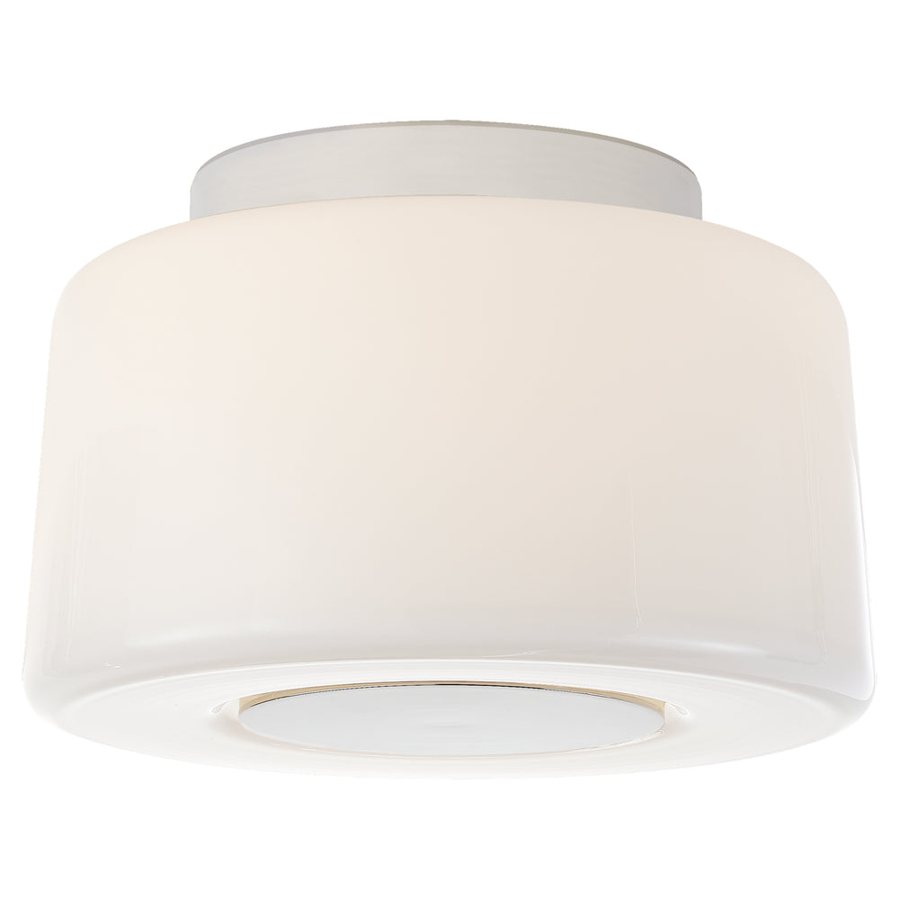Visual Comfort Signature Canada - Three Light Flush Mount - Acme - Polished Nickel- Union Lighting Luminaires Decor