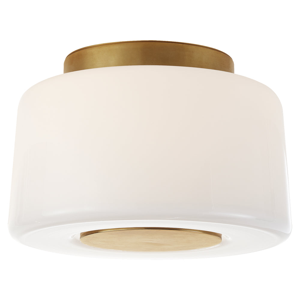 Visual Comfort Signature Canada - Three Light Flush Mount - Acme - Soft Brass- Union Lighting Luminaires Decor