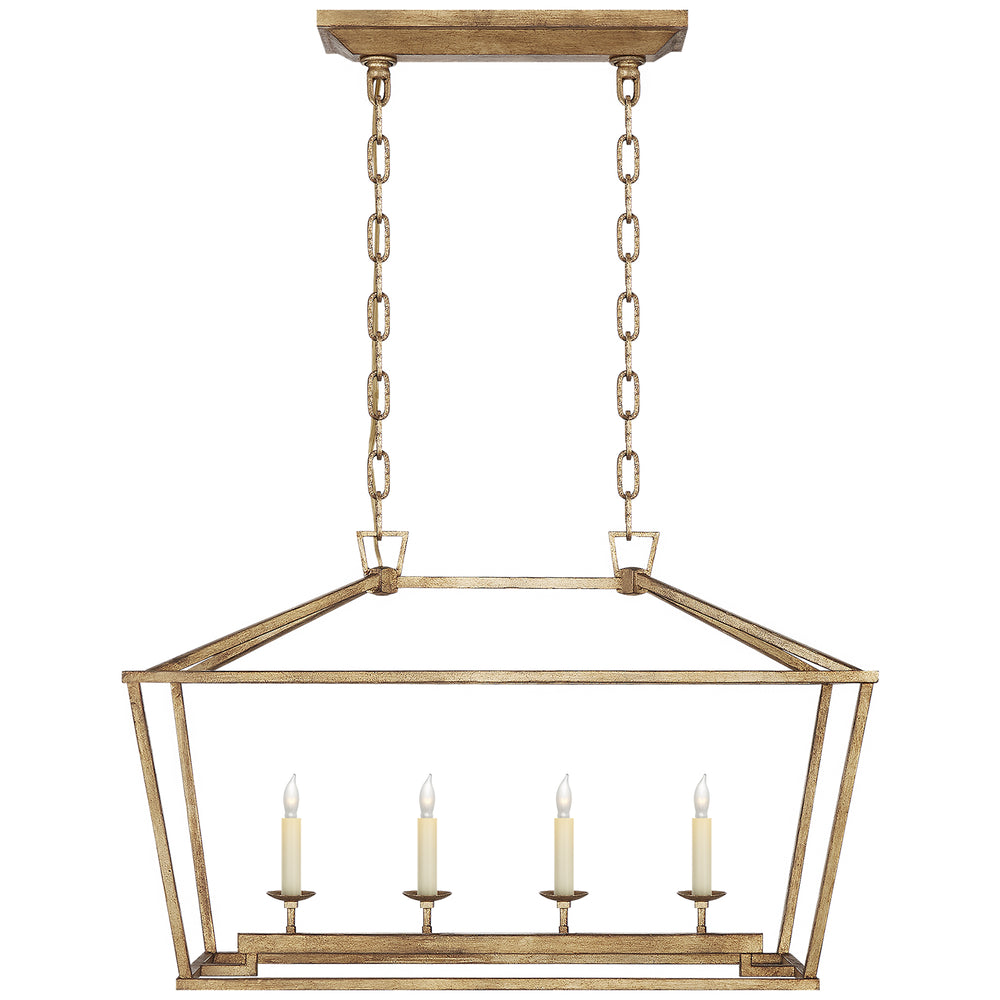 Visual Comfort Signature Canada - Four Light Lantern - Darlana - Gilded Iron- Union Lighting Luminaires Decor