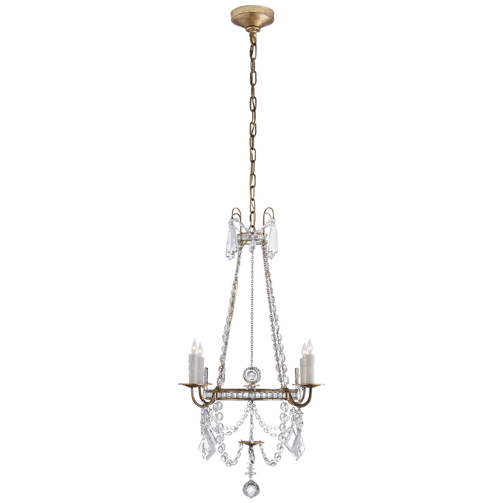 Visual Comfort Signature Canada - Four Light Chandelier - Sharon - Gilded Iron- Union Lighting Luminaires Decor