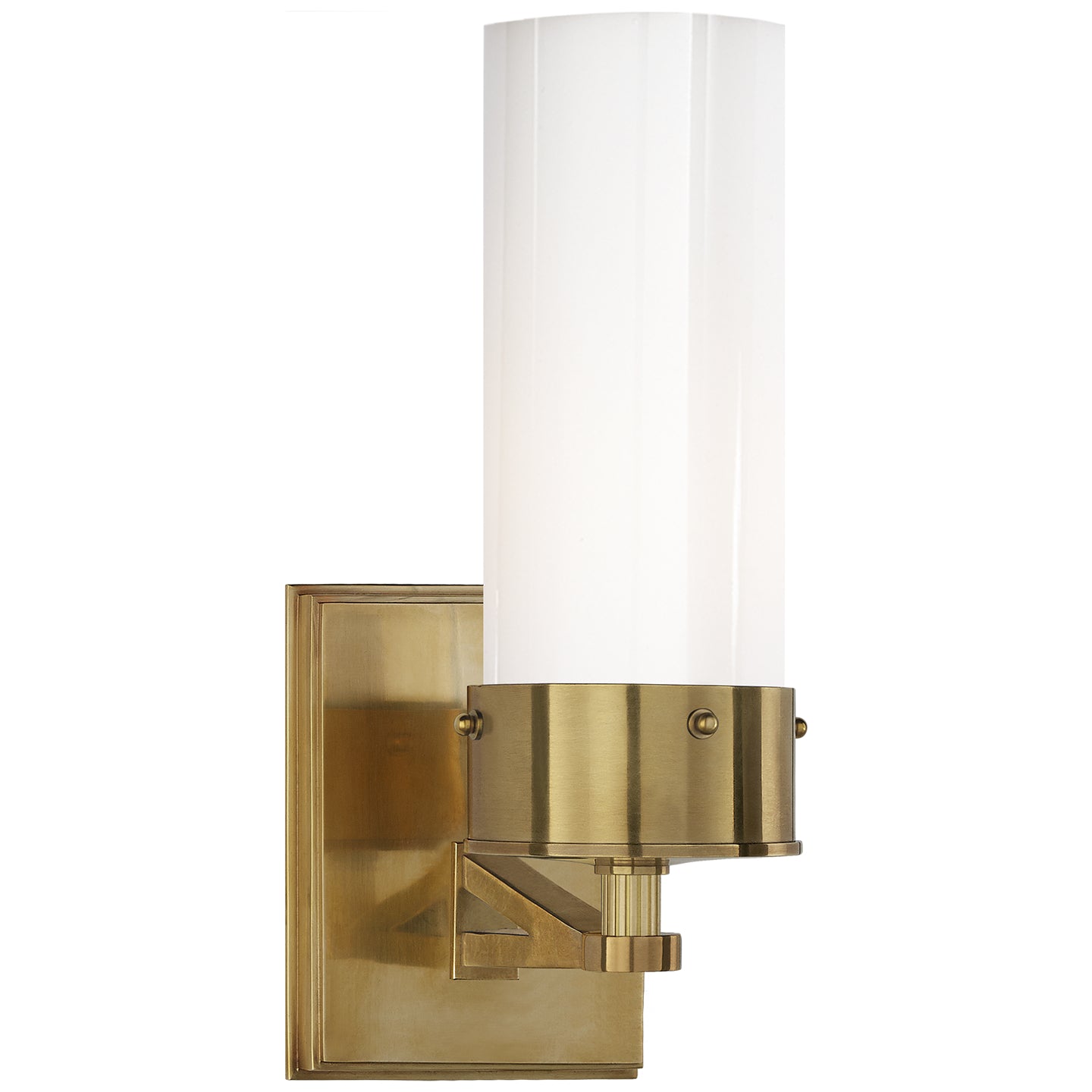 Visual Comfort Signature Canada - One Light Bath Sconce - Marais - Hand-Rubbed Antique Brass- Union Lighting Luminaires Decor