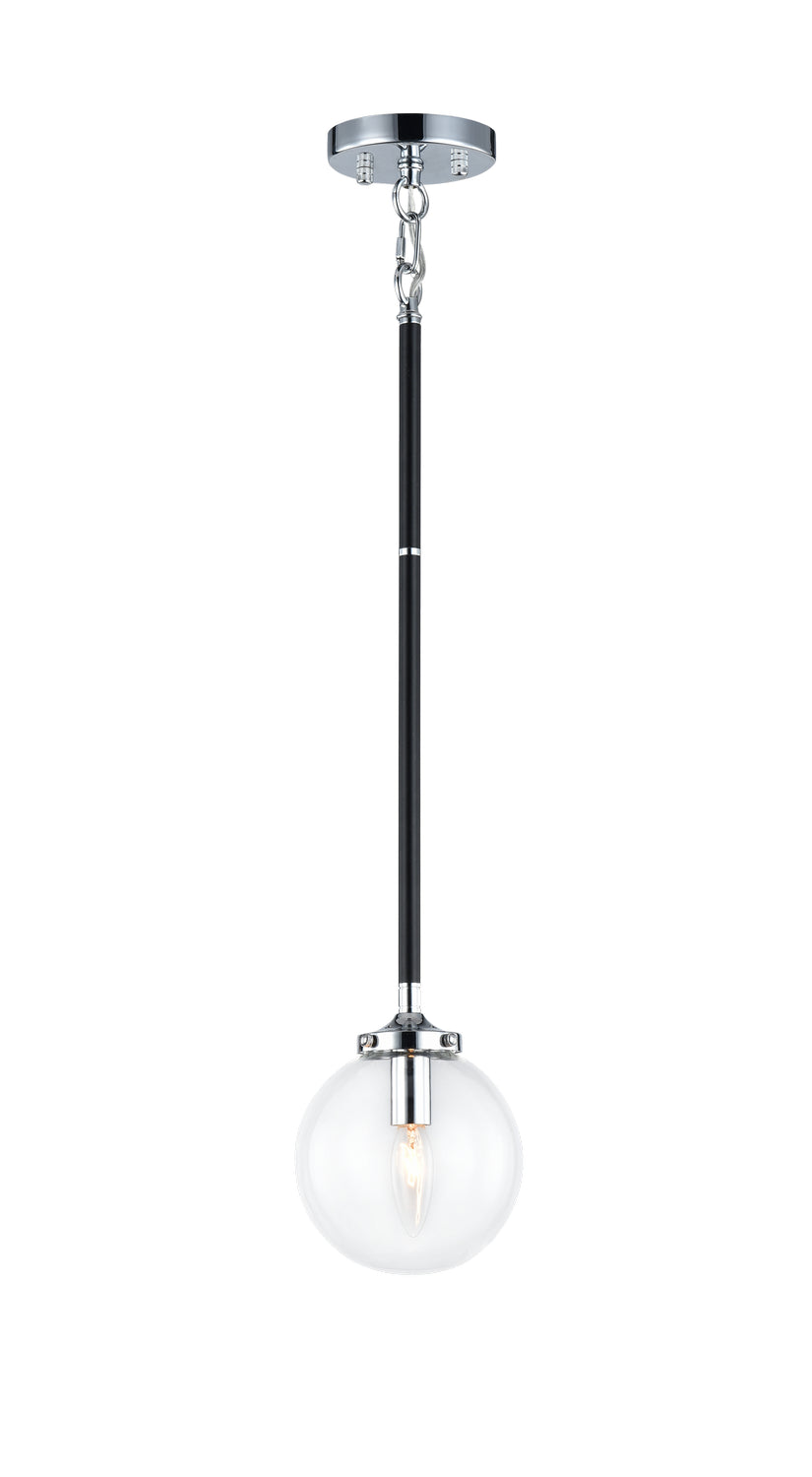 Matteo Canada - One Light Pendant - Particles - Black & Chrome- Union Lighting Luminaires Decor