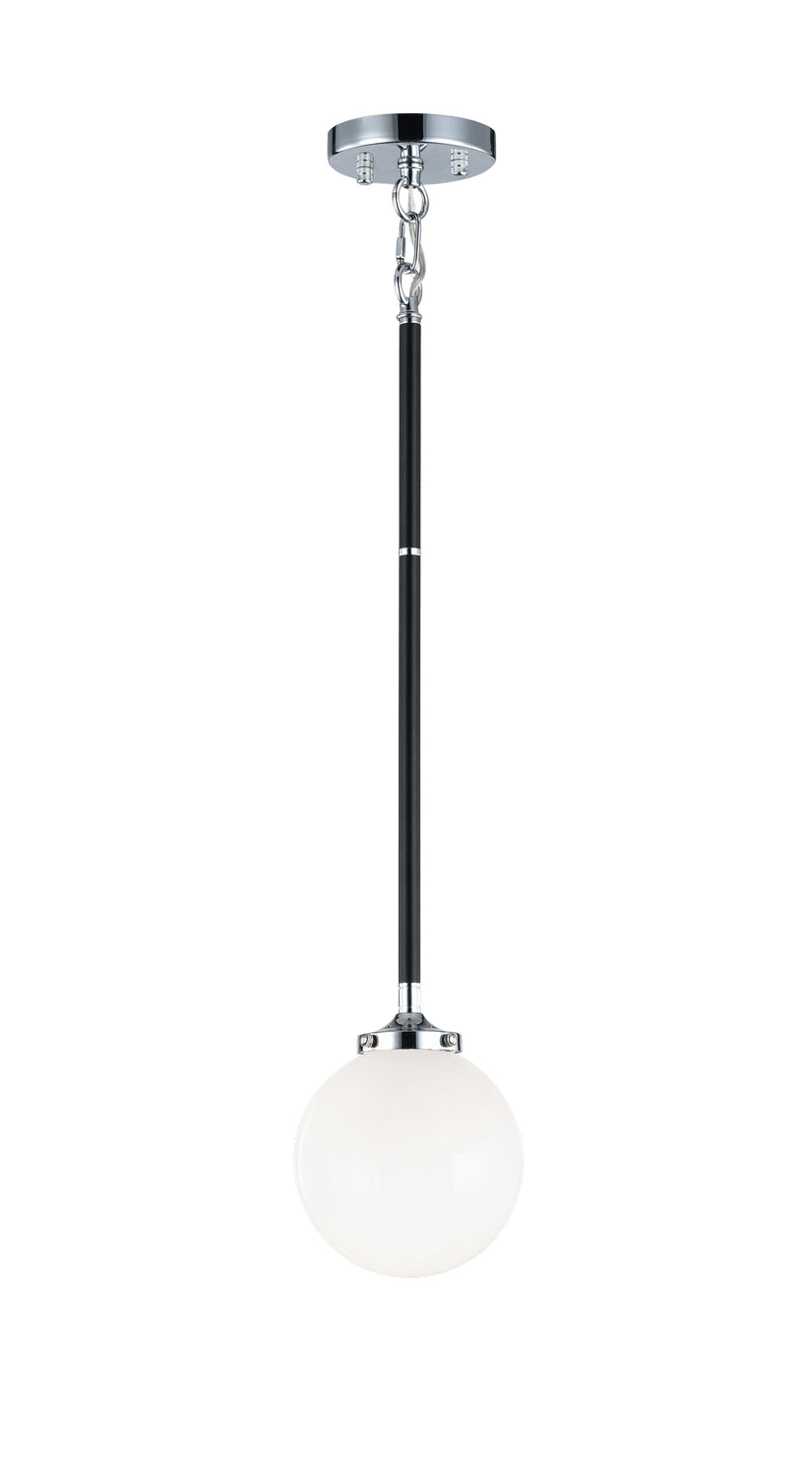 Matteo Canada - One Light Pendant - Particles - Black & Chrome- Union Lighting Luminaires Decor