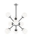Matteo Canada - Nine Light Chandelier - Maru - Chrome- Union Lighting Luminaires Decor