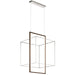 Kichler Canada - LED Chandelier - Viho - Polished Nickel- Union Lighting Luminaires Decor