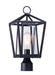 Maxim - One Light Outdoor Pole/Post Lantern - Artisan - Black- Union Lighting Luminaires Decor